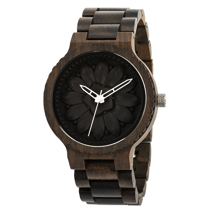 Holz-Armbanduhr, sportlich & personalisiert