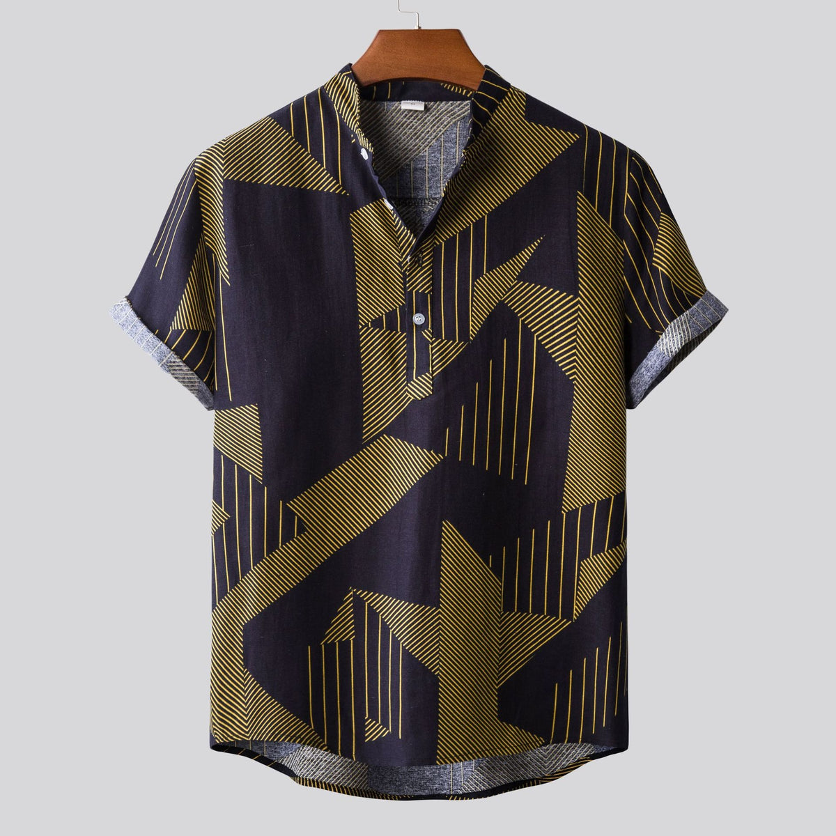 Bambus-Hemp Shirt mit Krawattenknoten – Bild 7 | LuxeStyle
