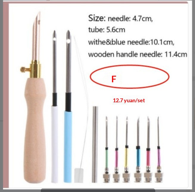 Stickpunch-Set mit austauschbaren Spitzen
