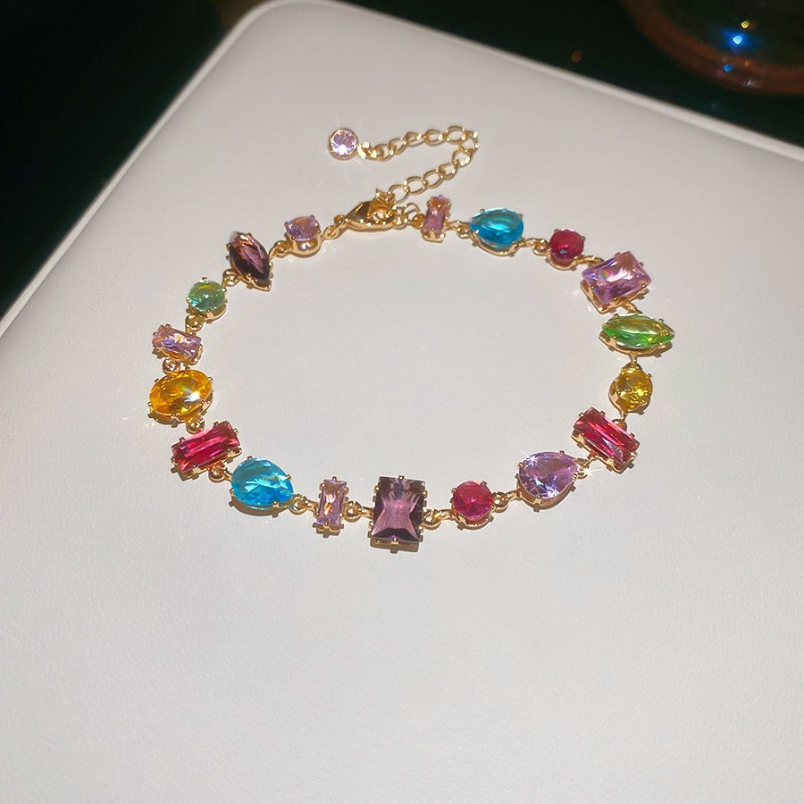 Koreanischer Rhombus-Zirkonia-Armband