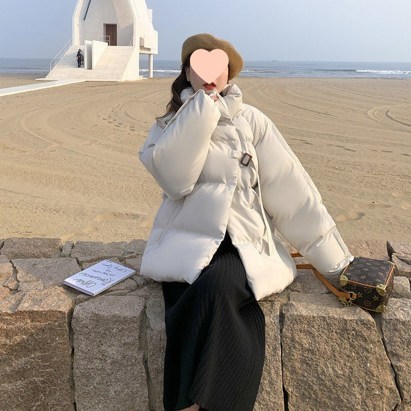 Kurze Daunenjacke im Koreanstyle für Damen