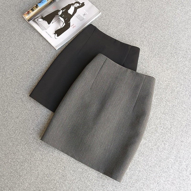 A-Linien Minirock mit hoher Taille