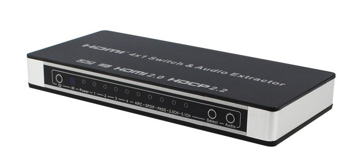 HDMI Switch 4x1 mit Audio-Extraktion