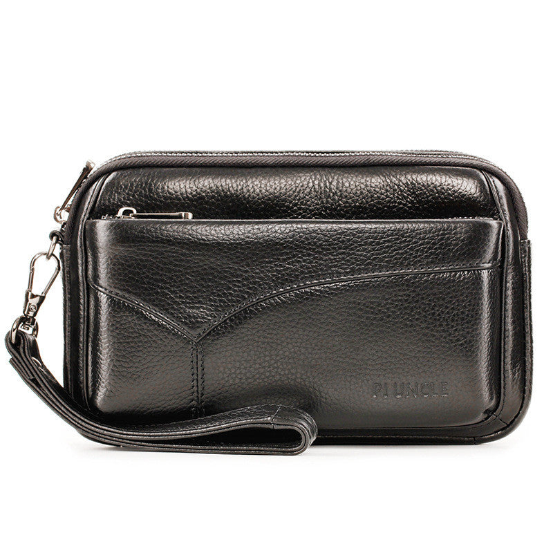 Handtasche für Herren – Leder‑Geldbörse mit Griff – Bild 2 | LuxeStyle
