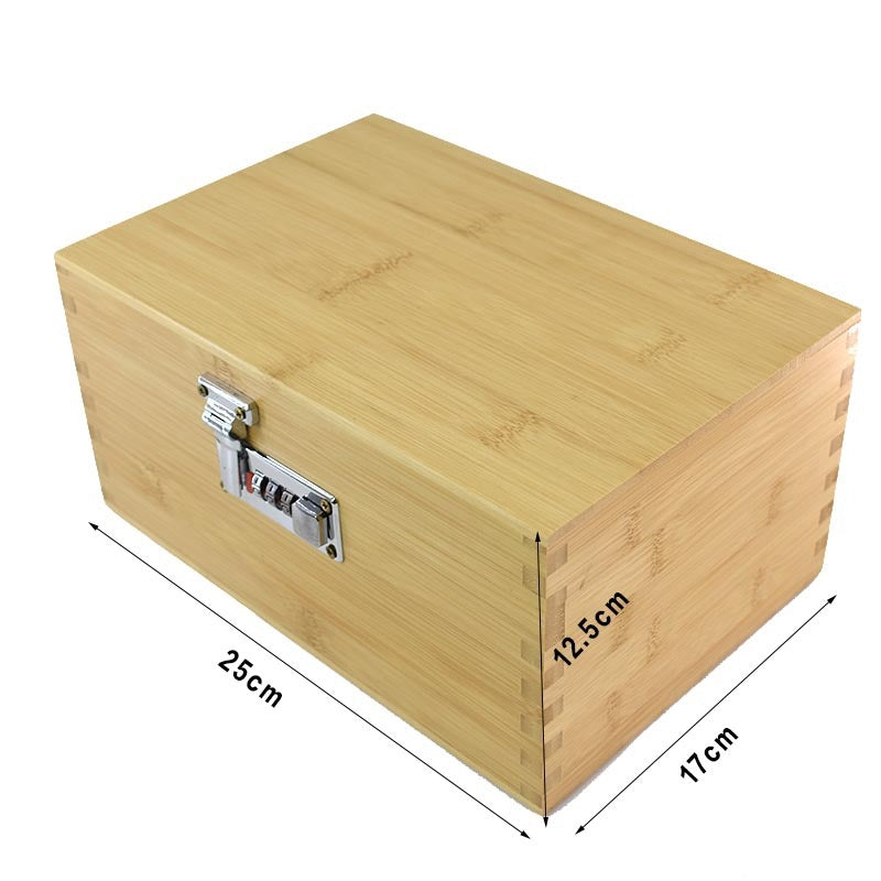 Holz-Aufbewahrungsbox mit Klappdeckel – Bild 3 | LuxeStyle