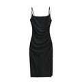 Pleated Midi-Kleid