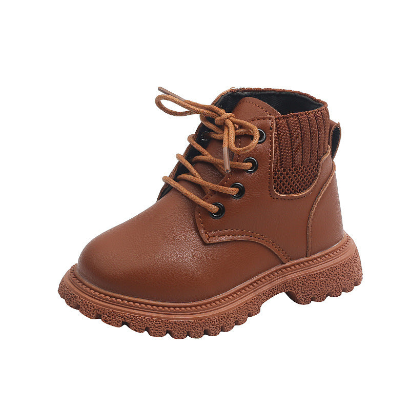Kinder Martin Boots aus Mikrofaser-Leder – Bild 7 | LuxeStyle