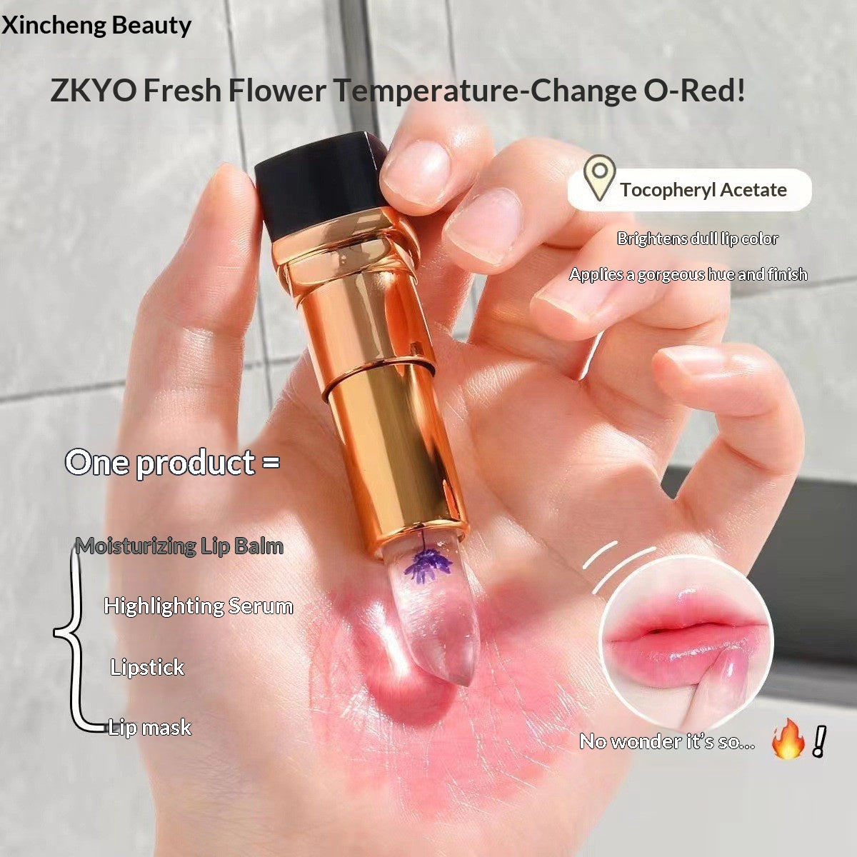 Farbwechselndes Lippenpflege-Lipstick – Bild 2 | LuxeStyle