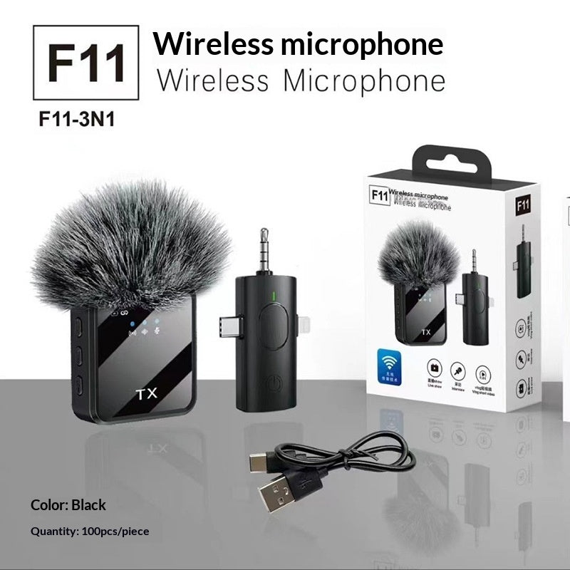 Drahtloses Mini-Lavalier-Mikrofon für Live-Streams – Ansicht 5