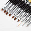 Nageldesign Pinsel-Set für Fototherapie | LuxeStyle