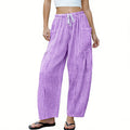 High-Waist Wide Leg Hose