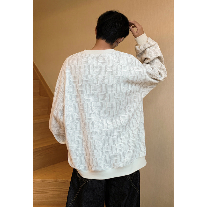 Herren locker sitzender Rundhals-Pullover – Bild 3 | LuxeStyle