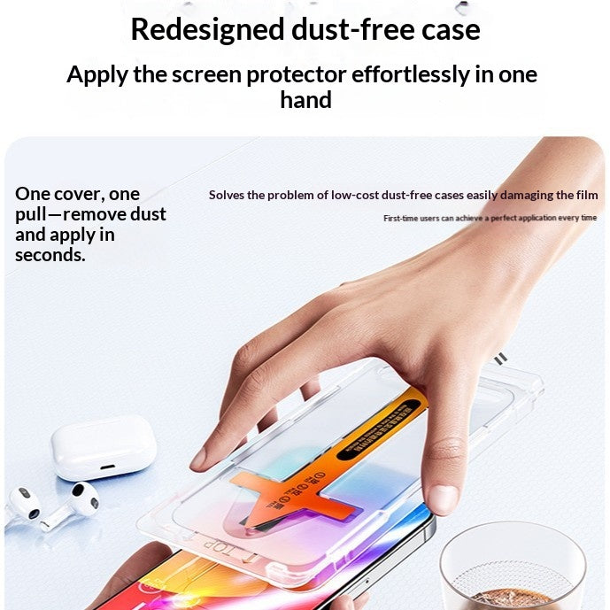 Schutzfolie aus gehärtetem Glas für iPhone – Bild 3 | LuxeStyle