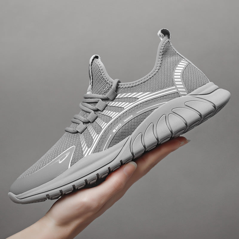 Atmungsaktive Flyknit Casual Laufschuhe für Herren