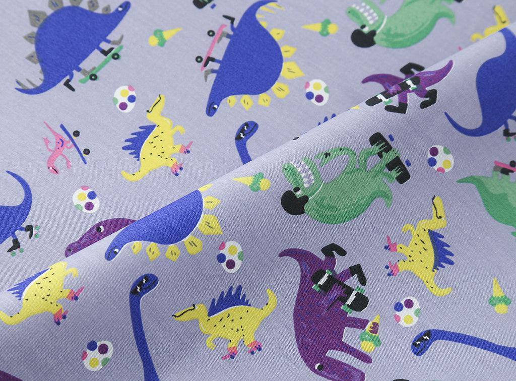 Bedruckter Baumwoll-Twill mit Cartoon-Motiven – Bild 4 | LuxeStyle