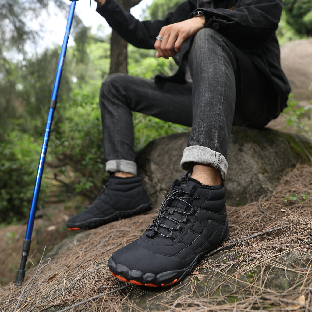 Plus-Size Outdoor Five-Finger-Schuhe mit Fleece – Bild 2 | LuxeStyle