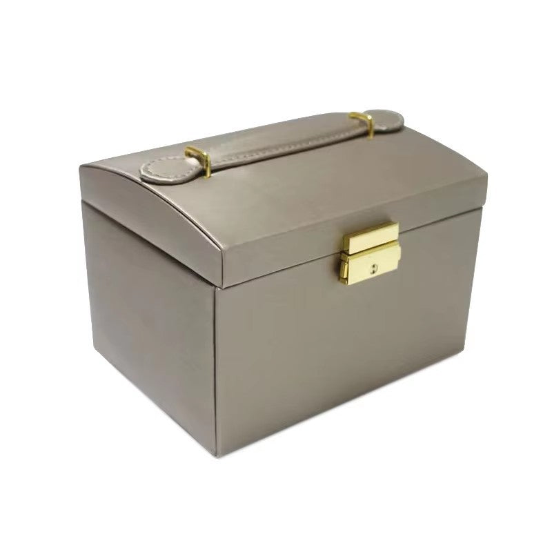 Drei-Schichten Leder-Schmuckschatulle – Bild 2 | LuxeStyle