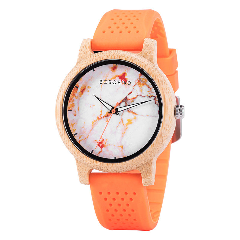 Holz-Armbanduhr minimalistisch