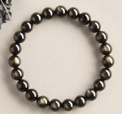 Obsidian Kristall Armband