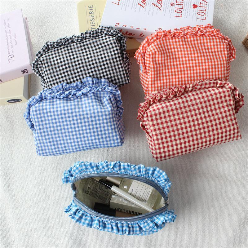 Plissiertes Karo-Etui mit grosser Kapazität – Bild 15 | LuxeStyle