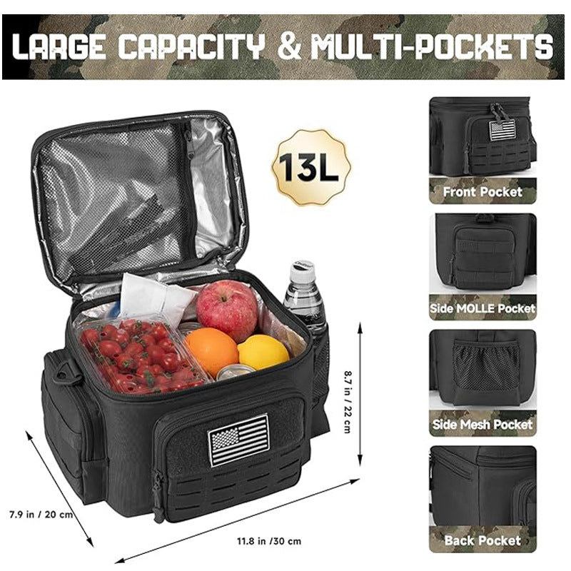 Isolierte Picknicktasche 13 L Schultertasche – Bild 9 | LuxeStyle