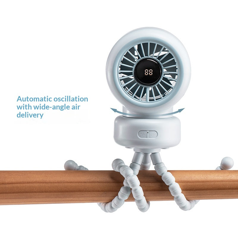Kinderwagen-Ventilator mit Schwenkkopf