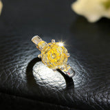 Farbe: Gelber Diamant Ring