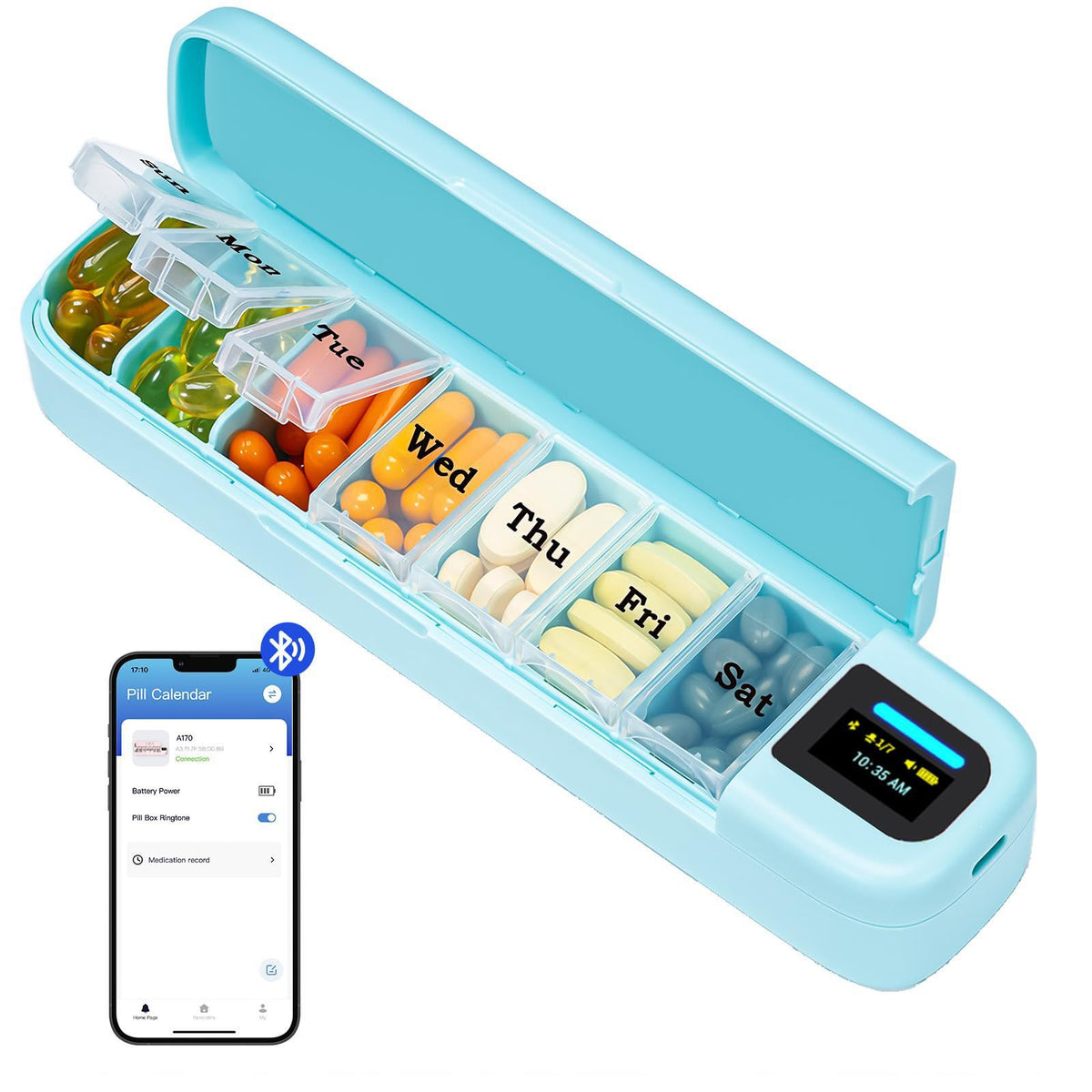 Tragbarer Pillen-Organizer mit 7 Fächern – Bild 4 | LuxeStyle