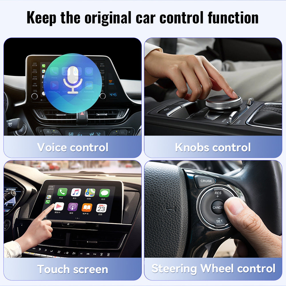Mini 2-in-1 CarPlay USB Interface Wireless