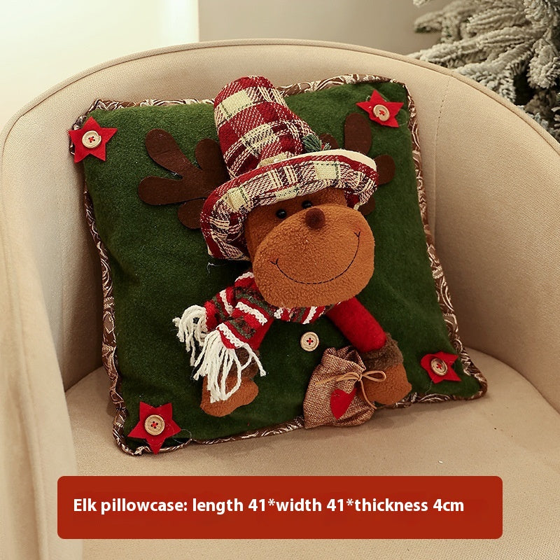 Kissenbezug mit Weihnachtsmotiven – Bild 3 | LuxeStyle