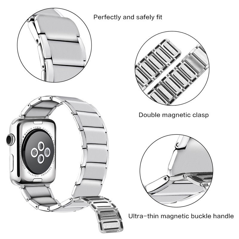 Magnetisches Edelstahl-Armband für Apple Watch – Bild 7 | LuxeStyle