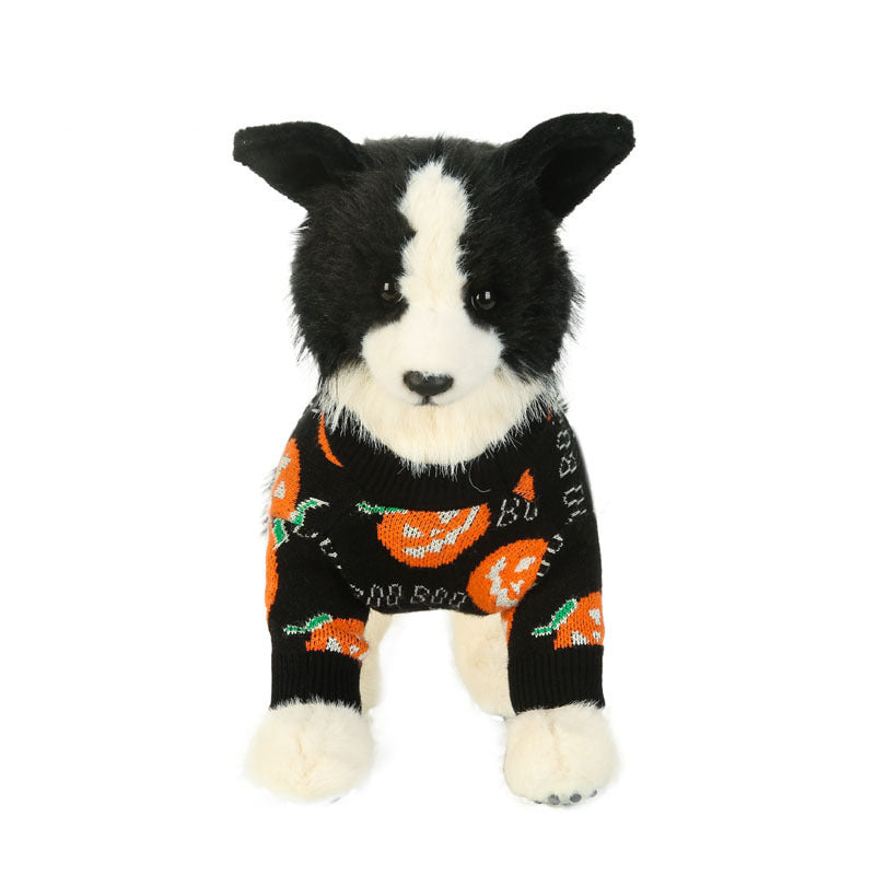 Hunde-Pullover mit Kürbis-Muster | LuxeStyle