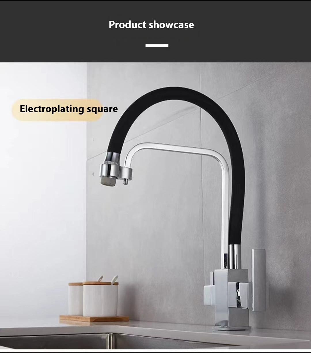 Kupfer Wasserhahn mit ausziehbarem Schlauch – Bild 19 | LuxeStyle