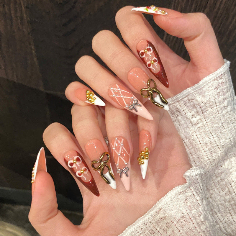 3D-Nageldesign Rot