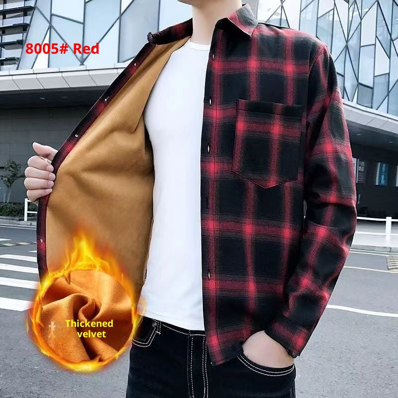 Herren Winterhemd kariert, fleecegefüttert | LuxeStyle