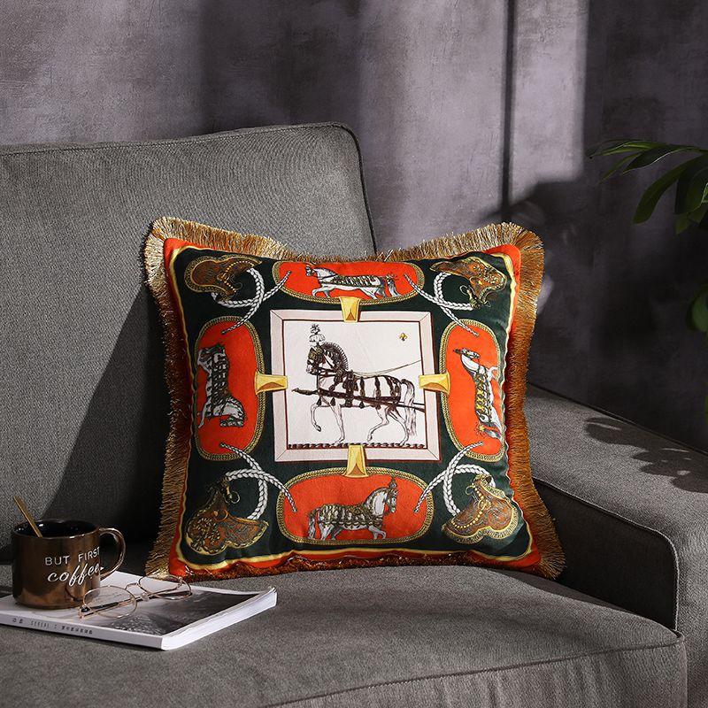 Fransen-Kissen mit doppelseitigem Print – Bild 18 | LuxeStyle