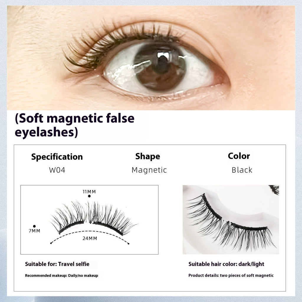 Natürliche magnetische Wimpern langlebig