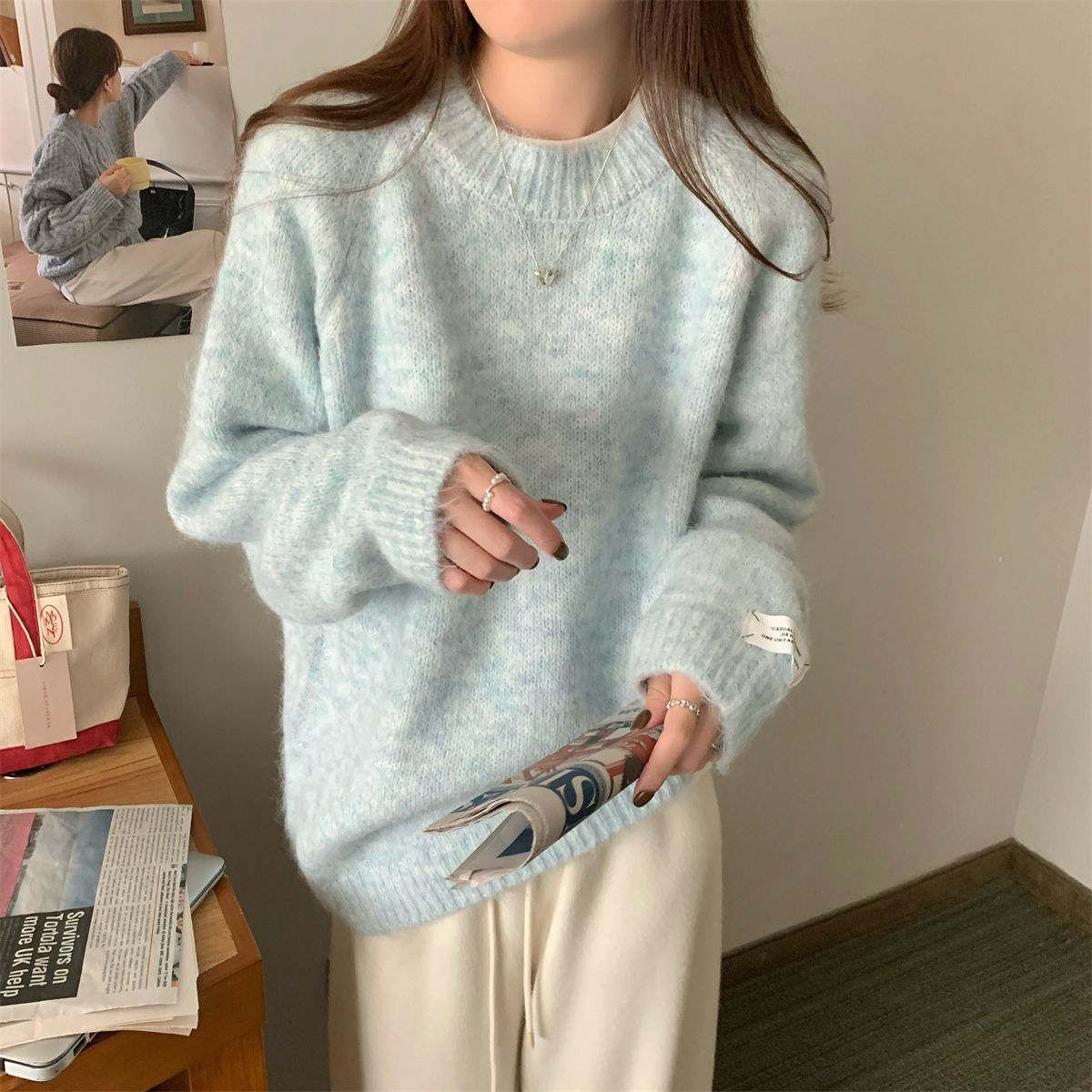 Entspannter Pullover