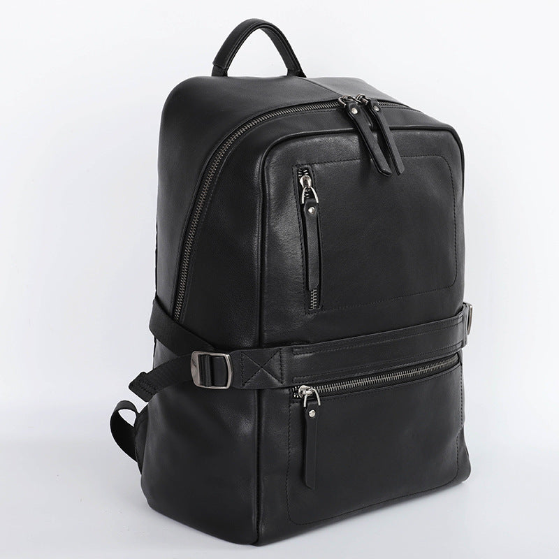 Business Commute Laptop Rucksack aus Leder