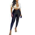 Hochtaillierte Fitness-Leggings