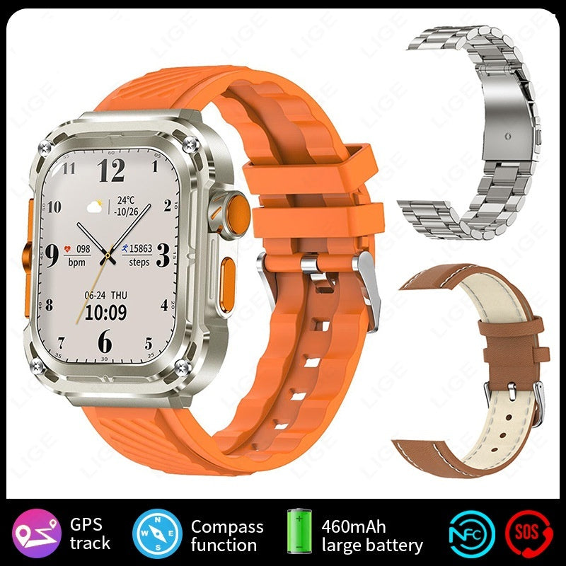 Multifunktionale Smartwatch mit grossem Display