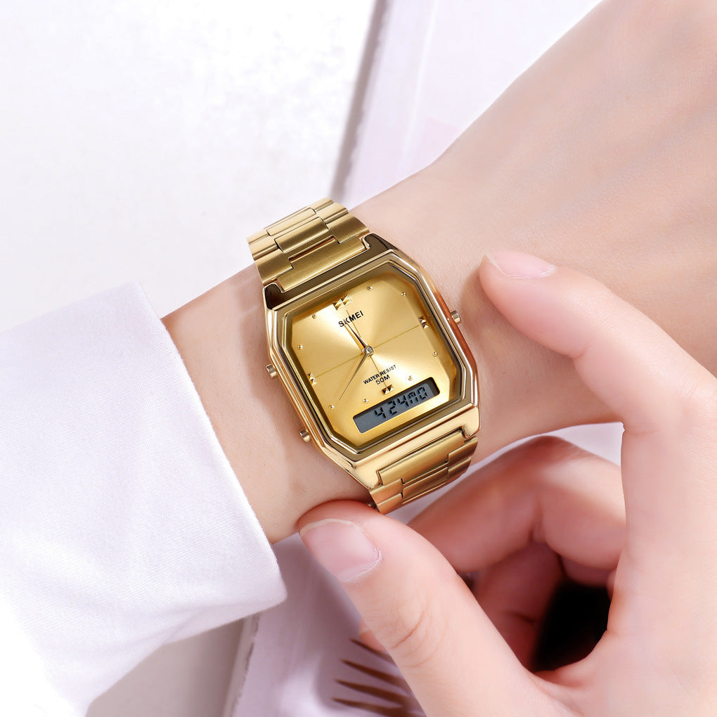 Herren-Multifunktions-Armbanduhr wasserdicht mit Wecker