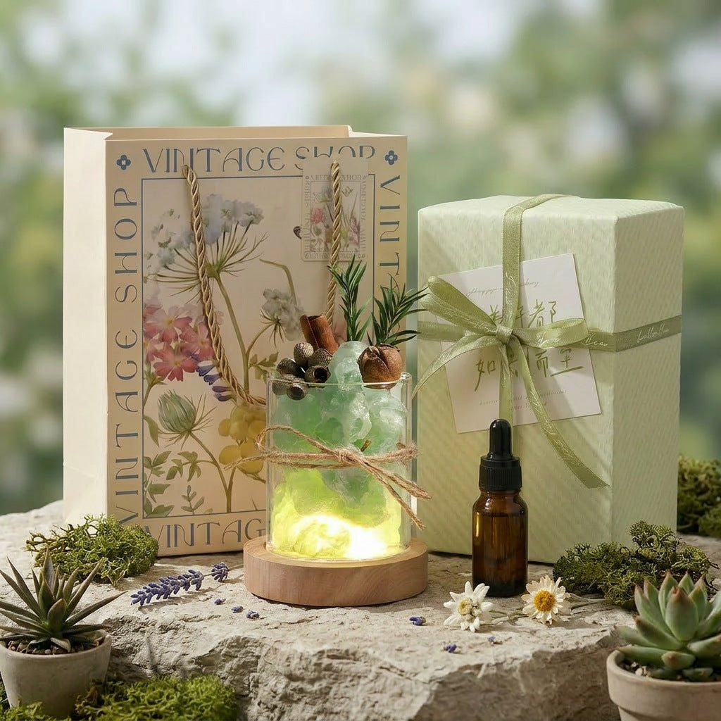 Aromatherapie-Set mit Diffusor-Steinen