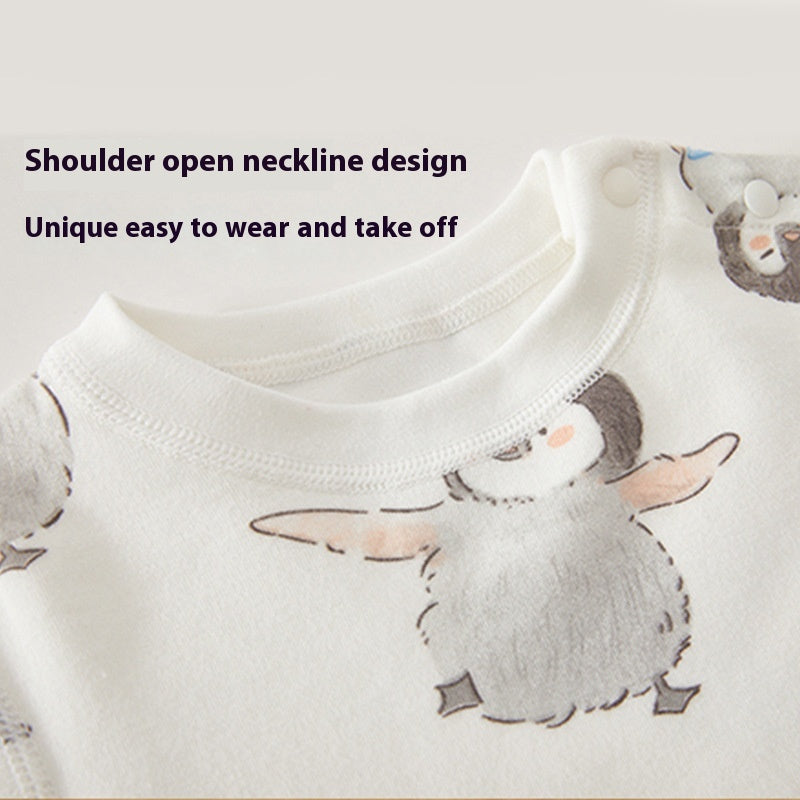 Baby Unterwäsche-Set mit Pinguin-Motiv – Bild 2 | LuxeStyle