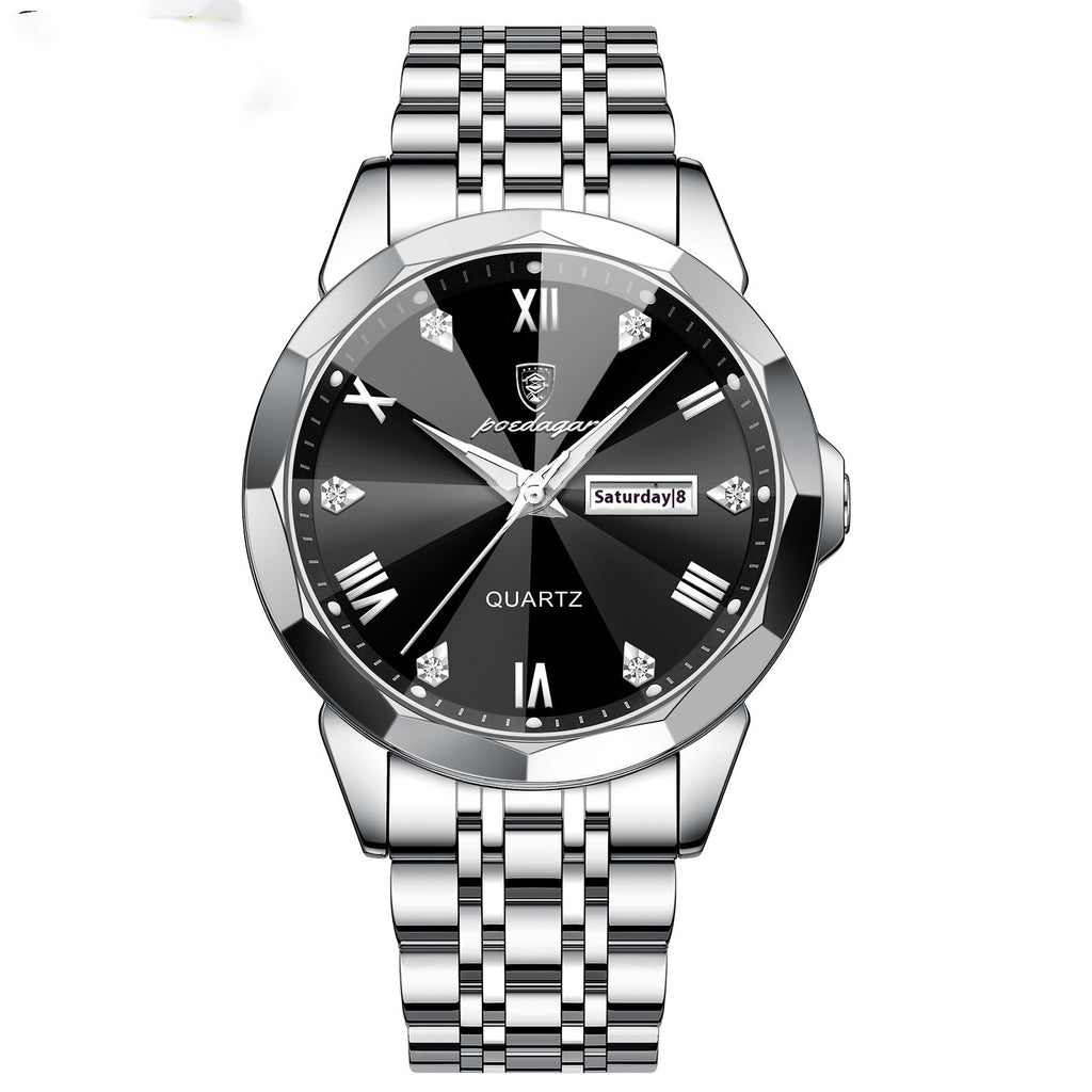 Wasserdichte Leuchtende Herrenuhr