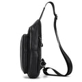 Männliche Leder-Crossbody-Tasche