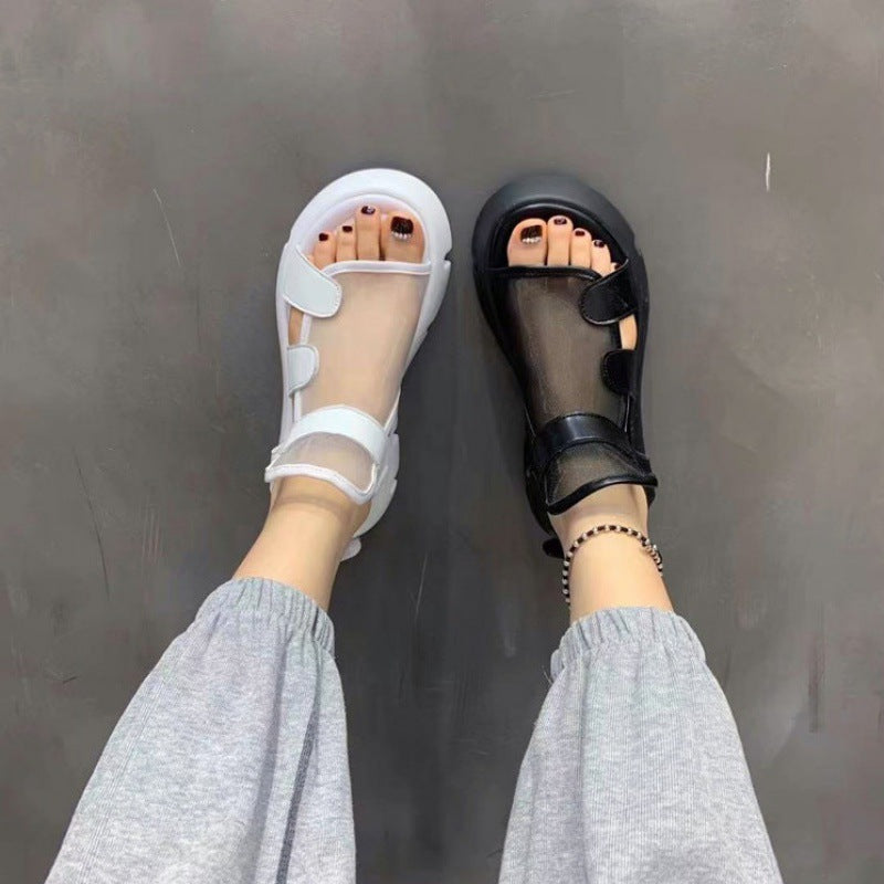 Muffin Mesh Sandalen mit dicker Sohle – Bild 7 | LuxeStyle