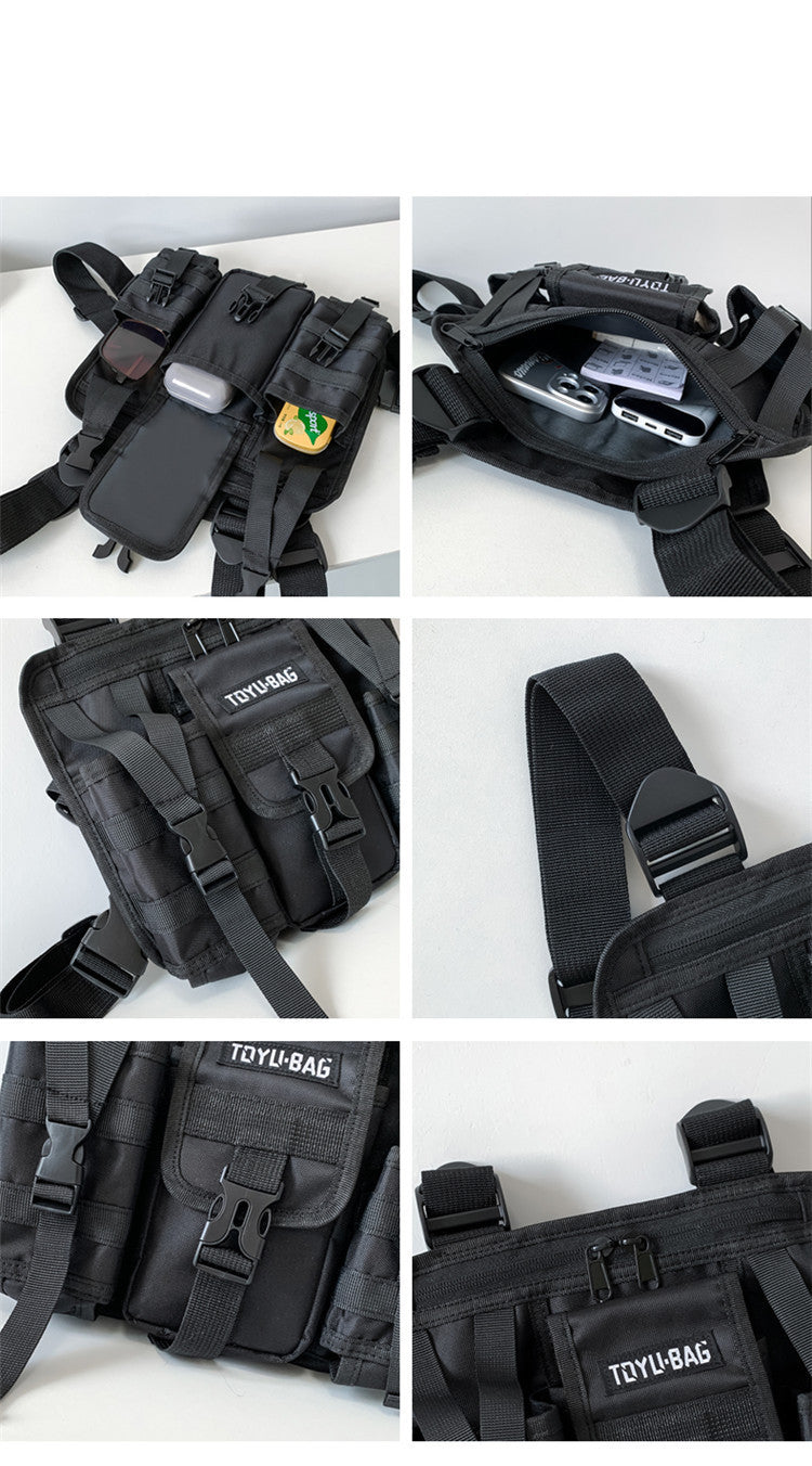 Street Vest Style Schulter-Brusttasche