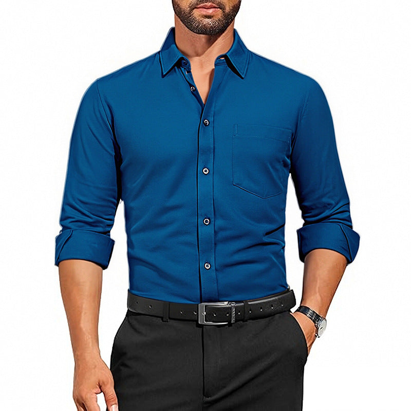 Atmungsaktives Langarmhemd für Herren – Bild 10 | LuxeStyle