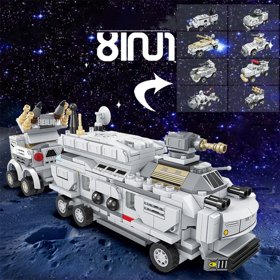 Science-Fiction-Raumschiff-Bausteine 8-in-1 | LuxeStyle